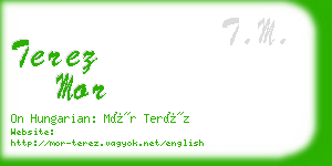 terez mor business card